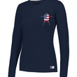 Load image into Gallery viewer, Pledge of Allegiance Kamado Grill Ladies Long Sleeve