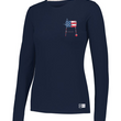 Load image into Gallery viewer, Pledge of Allegiance Pellet Grill Ladies Long Sleeve
