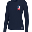 Load image into Gallery viewer, Pledge of Allegiance Smokey Mountain Ladies Long Sleeve