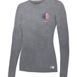 Load image into Gallery viewer, Pledge of Allegiance Kettle Grill Ladies Long Sleeve