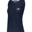 Load image into Gallery viewer, Pledge of Allegiance Pellet Grill Ladies Tank