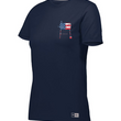 Load image into Gallery viewer, Pledge of Allegiance Pellet Grill Ladies Tee